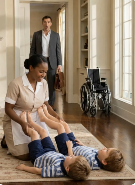 A billionaire father had built a strict medical routine to protect his paralyzed twins