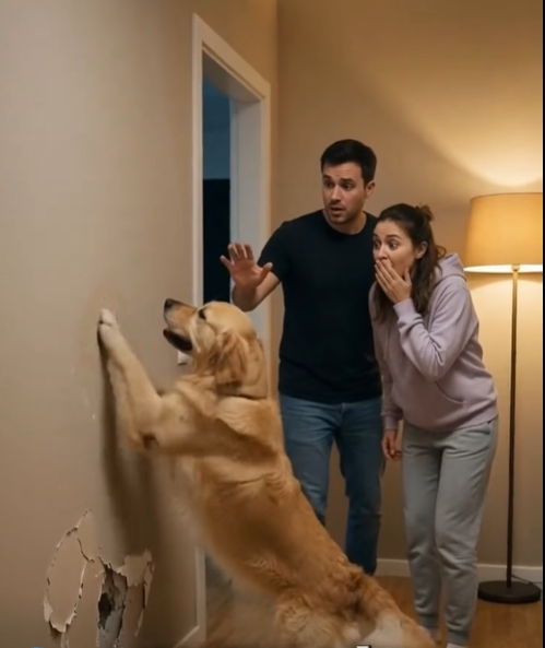 1A Poor Couple’s Dog Discovered a Hidden Million-Dollar Fortune Inside Their Apartment Wall