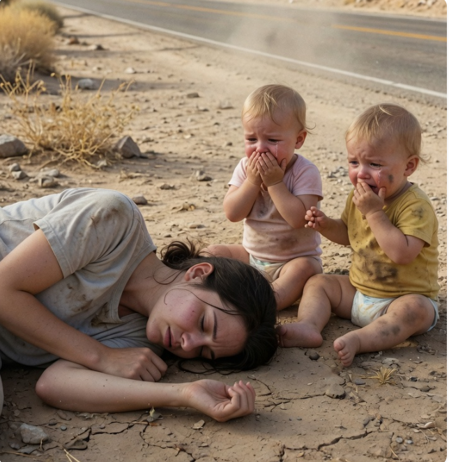 Everyone walked past the unconscious woman and her crying children—except one man who stopped. But what he discovered wasn’t just a stranger in need… it was the past he abandoned, now standing right in front of him 👉 Read the full story in the comments below