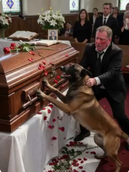 The Grieving Family Demanded The Frantic, Barking Rescue Dog Be Dragged Out Of The Church