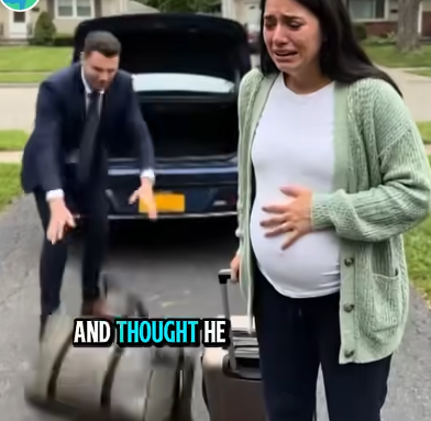 The husband threw his pregnant wife out into the street with her suitcases, not even suspecting the horror that would await him when he returned home.