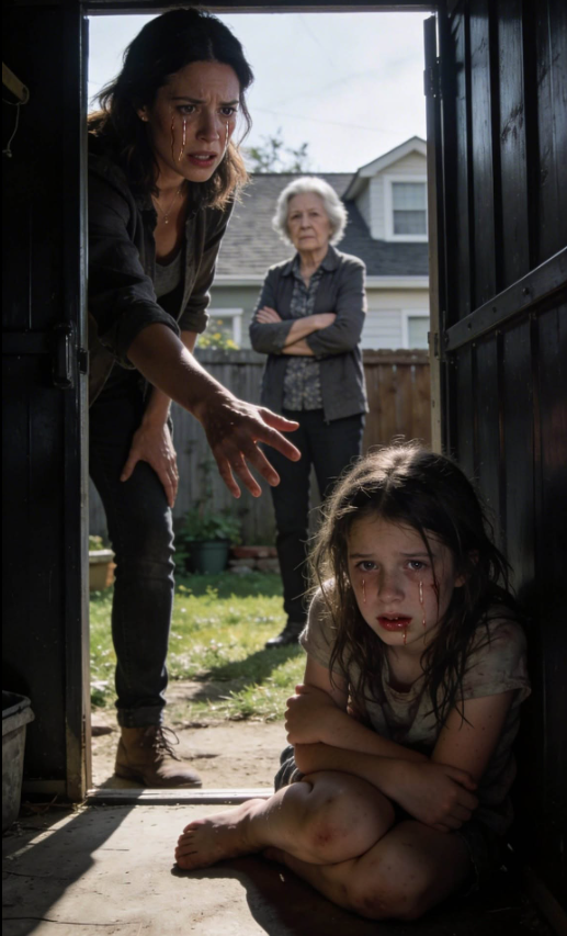 My mother locked my eight-year-old daughter in a storage room for two days—no food, no water, all because of a toy her precious grandson wanted. When I finally forced the door open, she collapsed into my arms and whispered