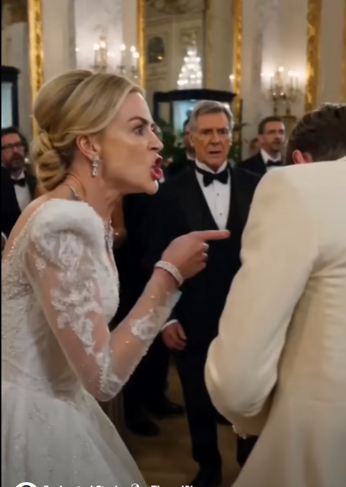 The slap echoed through the museum gala so sharply that even the string quartet stopped playing. Champagne glasses froze beneath crystal chandeliers while wealthy guests turned toward the young museum assistant stumbling backward beside an antique display case.