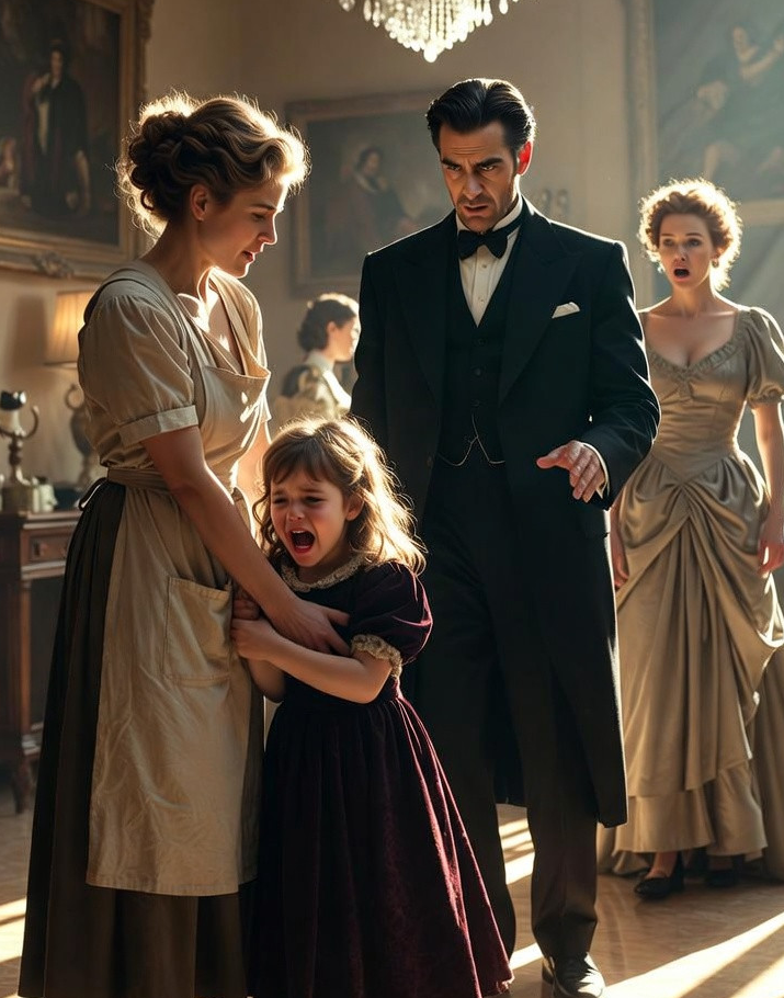 The tense atmosphere in the living room was suffocating as the stepmother paced back and forth, her mind completely made up