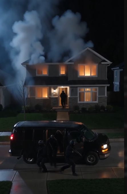 Chapter 1: The door wouldn't open because the fire was too intense.