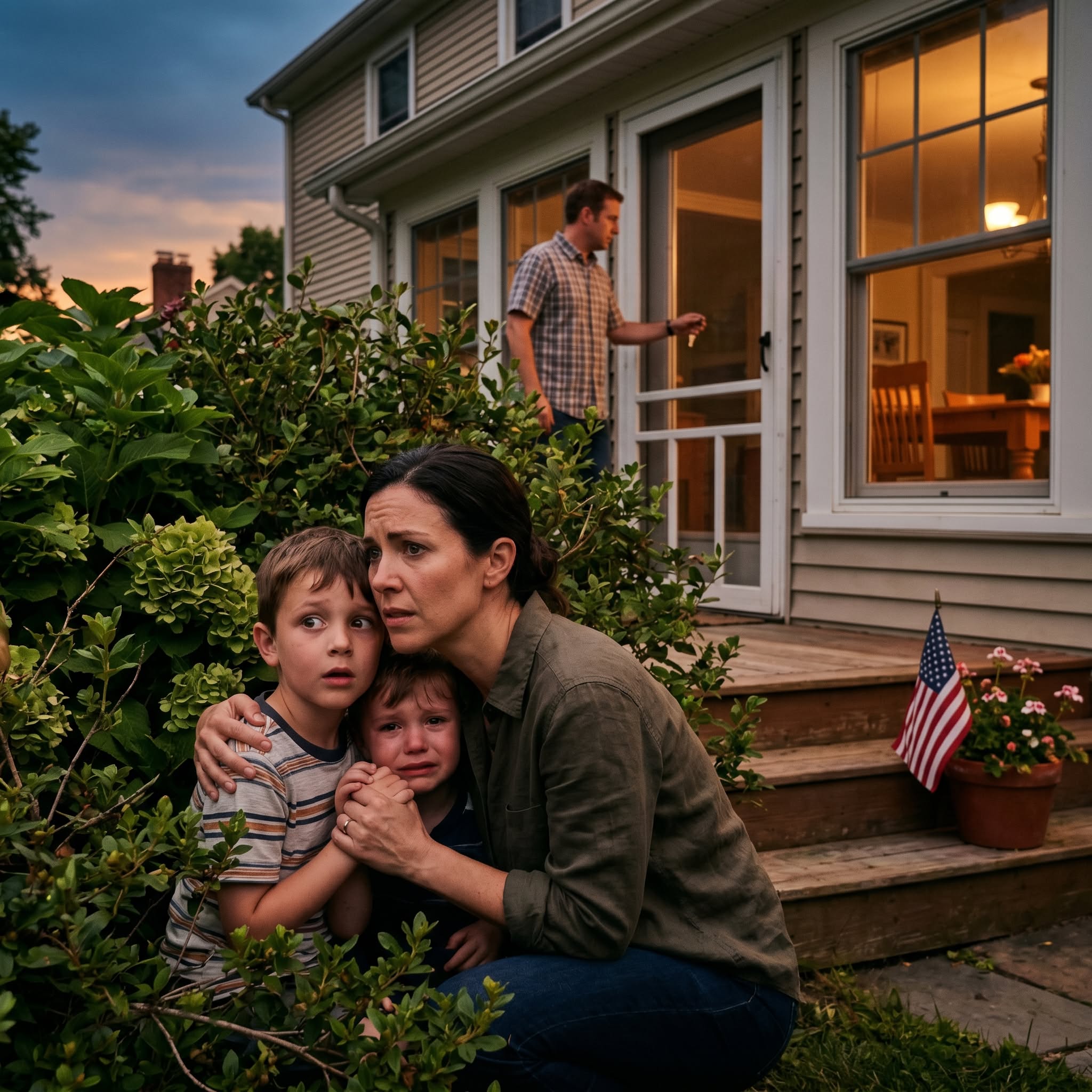 PART 1: My 6-year-old nephew was staying at our house for summer vacation, but he wouldn't eat dinner at all, so I was worried, then he whispered to me, "You need to hide right now,"