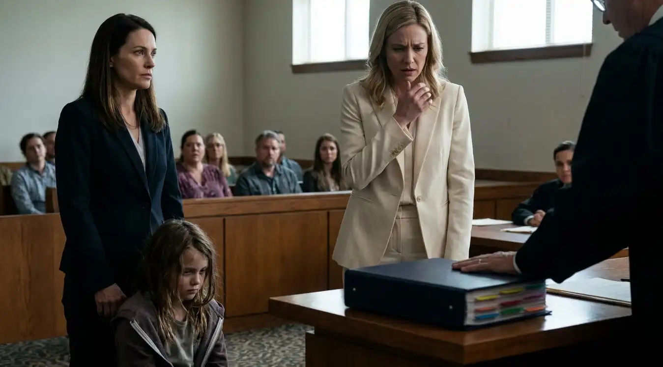 Standing Tall In An Expensive Suit Vanessa Hissed That The Child Was A Liar And Commanded Her To Say She Tripped