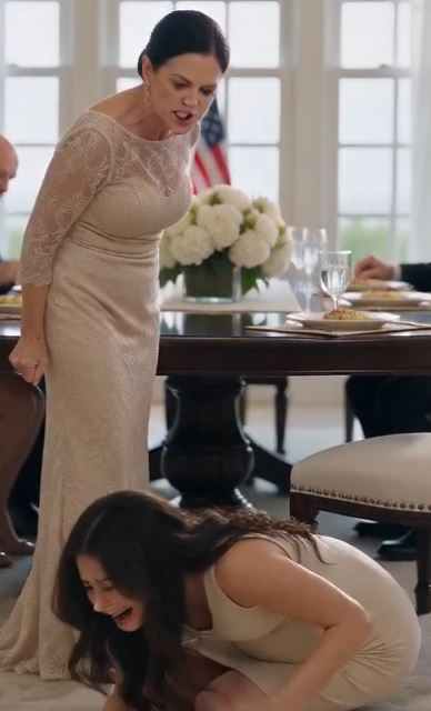 When A Cruel Mother-In-Law Slapped Her Pregnant Daughter-In-Law At A Lavish Dinner, A Lowly Maid Pulled Off Her Rubber Gloves To Reveal A Mind-Blowing Secret