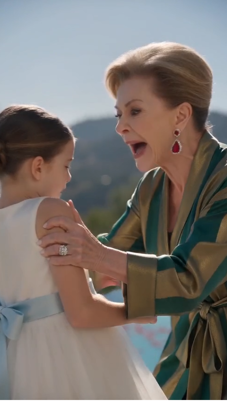 Part 1: She pushed her grandchild into the swimming pool, ignoring the child's cries.