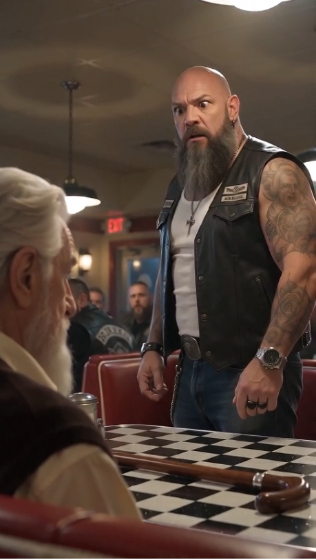 The Biker Mocked An Old Man’s Cane—Until The Device Replayed His Horrifying Threat