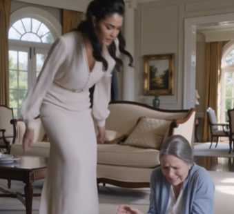 The Older Man Placed The Leather File Case On The Table And Instructed The Son To Help His Trembling Mother Up From The Floor