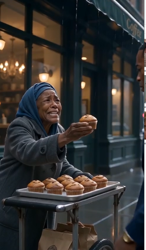 THE MAN IN THE BLUE SUIT ONLY TASTED A CAKE… AND ENDED UP FINDING THE MOTHER HE THOUGHT WAS DEAD