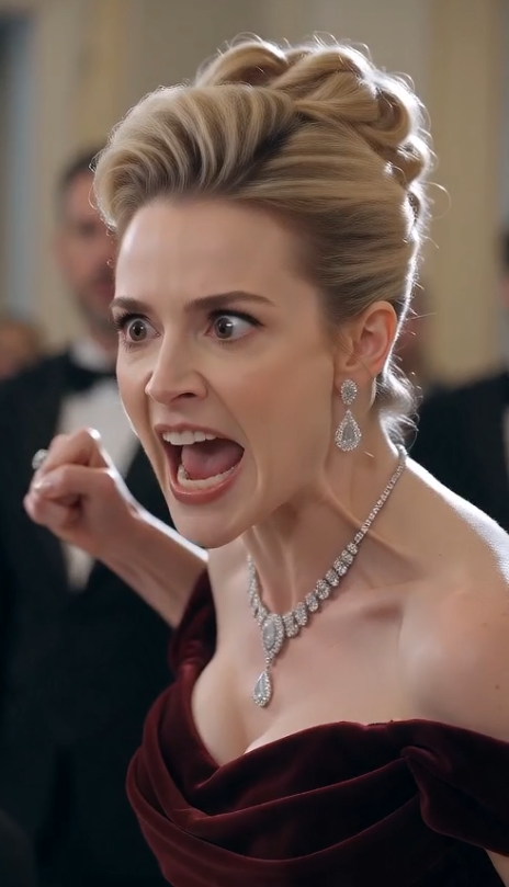 CHAPTER 2 :  The ballroom went silent when they realized the "poor" guest was the most powerful woman in New York.