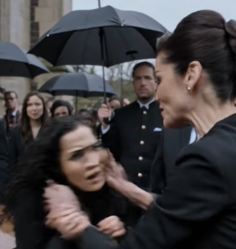 Part 2: The funeral was already heavy with silence, gray skies, and black umbrellas.
