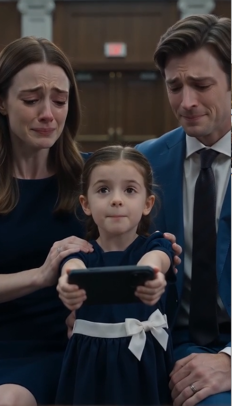 My husband files for divorce, and my 6-year old daughter asks the judge: 'May I show you something that Mom doesn't know about, Your Honor?' The judge nodded. When the video started, the entire courtroom froze in silence.