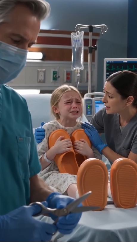 CHAPTER 1: A seven-year-old girl refused to take off her oversized boots for four months, and the terrifying reason left the doctor speechless.