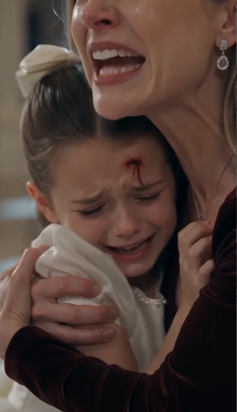 The golden-child groom smugly framed my 8-year-old daughter as a thief and brutally struck her, completely blind to the fact that the blinking hotel security camera had captured him planting the phone in her jacket...""