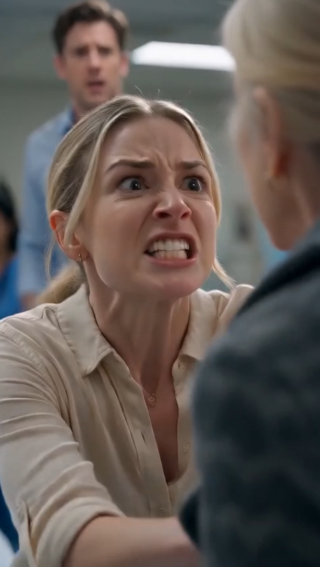 My mother stormed into the pediatric ICU without asking whether Emma had opened her eyes.
