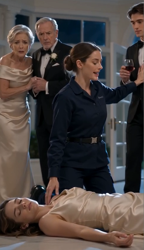 The high-society guests gasped as the smiling groom's mask slipped the exact second the wheelchair hit the marble.