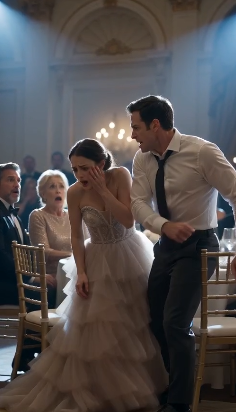 The bride turns her back on him, walks down the center aisle alone, and steps into a waiting car, leaving the ruined empire of a vicious groom crumbling behind her in the dust.