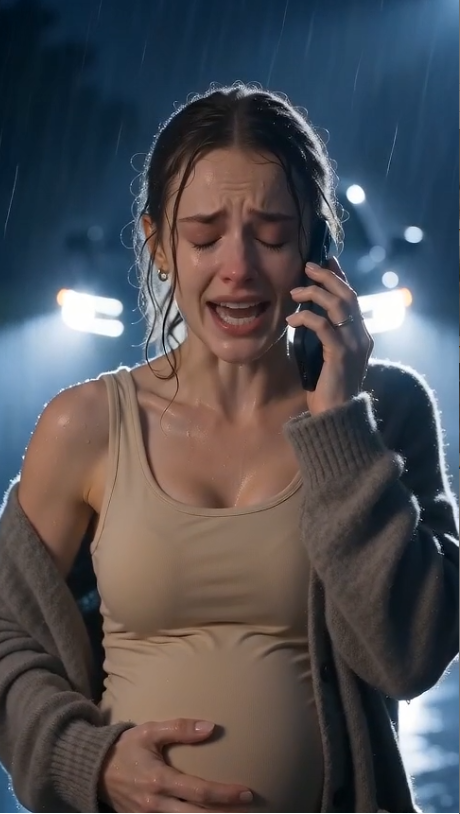 My husband threw me out into the rain—six months pregnant—while his mistress laughed beside him. His mother spat in my face and said, “You never belonged in this family.” I picked up my mother’s ring, dialed a number, and whispered, “Dad… come get me. And bring the lawyers.” Fifteen minutes later, the street was filled with black SUVs, and the man who had called me “nothing” finally discovered who owned the world he’d been living in.