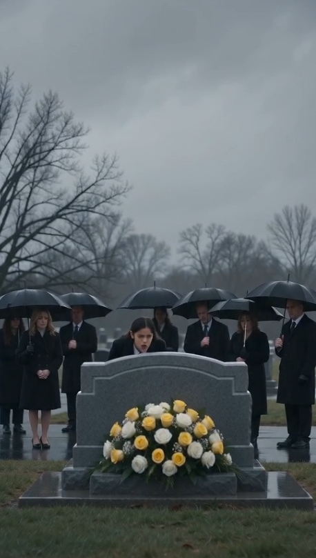A cold woman tried to drag a child away, but her words at the funeral revealed a haunting secret.
