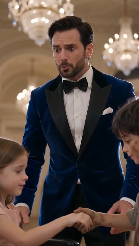 Part 2: The Wealthy Man In The Sharp Blue Tuxedo Took A Protective Step Forward And Commanded The Stranger To Stay Away From His Daughter