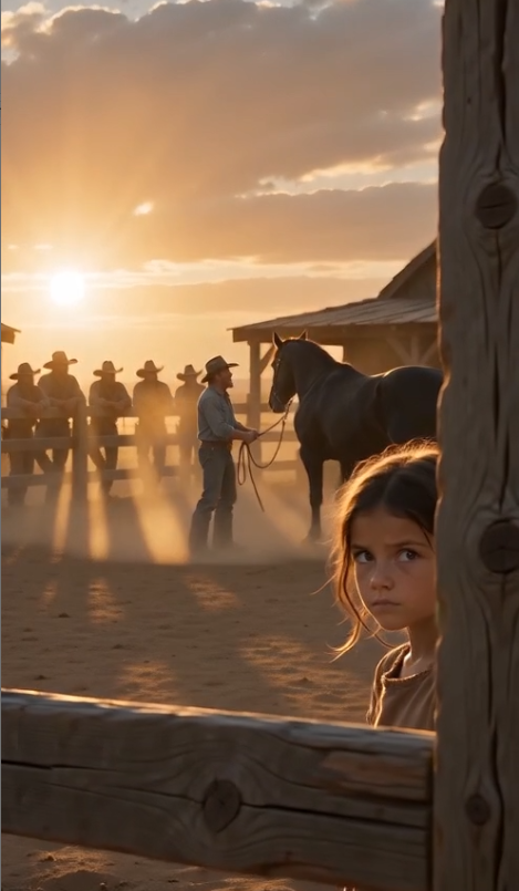 The Rancher Dropped To His Knees In The Dirt When The Little Girl Pulled A Tiny Silver Charm From Her Pocket