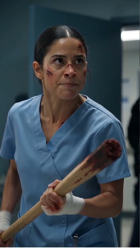 She was bruised, bleeding, and terrified—but she stood between a ruthless killer and an innocent child.