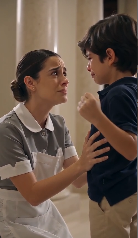 The Young Maid Gently Stroked The Boy’s Hair And Whispered Softly That He No Longer Had To Carry Such A Heavy Burden