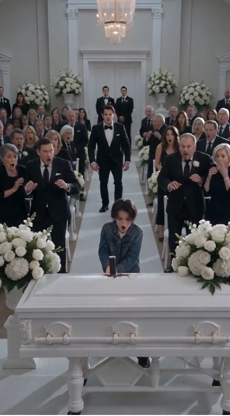 He panicked, swinging his hammer and smashing any coffin he could find; no one dared stop him.