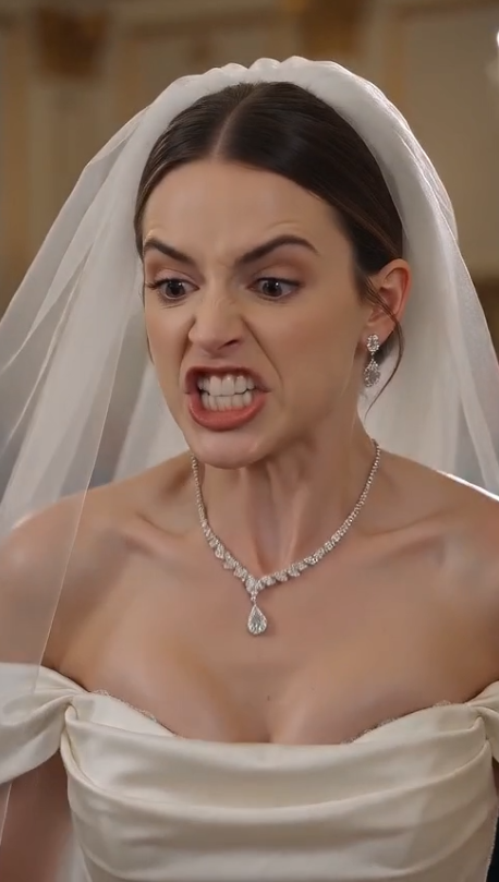 She crashed the luxury wedding just to eat, revealing a secret that shattered the entire room.