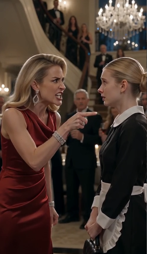 "You stole my necklace!"—the public framing plot that backfired instantly when the security screen revealed the shocking truth.