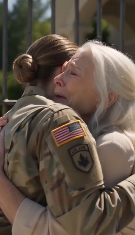 After eight months deployed, I came home to a mourning wreath on the front gate and my grandfather locked in a wire kennel. My stepmother smiled in emerald green: "He belongs in there, and this estate is mine now." I didn't shed a tear. I shattered the lock — then Grandpa pressed a hidden key into my trembling palm.