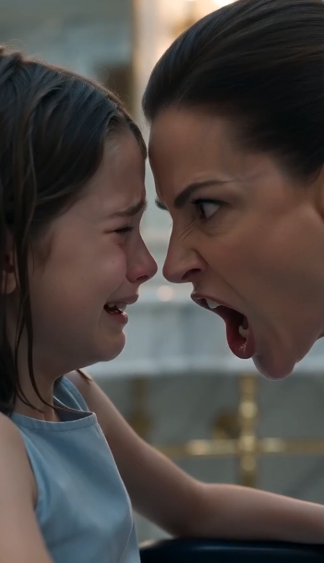 SHE KICKED THE WOMAN WHO REACHED FOR LILY.
