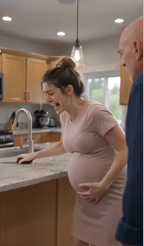 My mother-in-law pointed at my thirty-eight-week pregnant stomach and said, “Hit her again.”