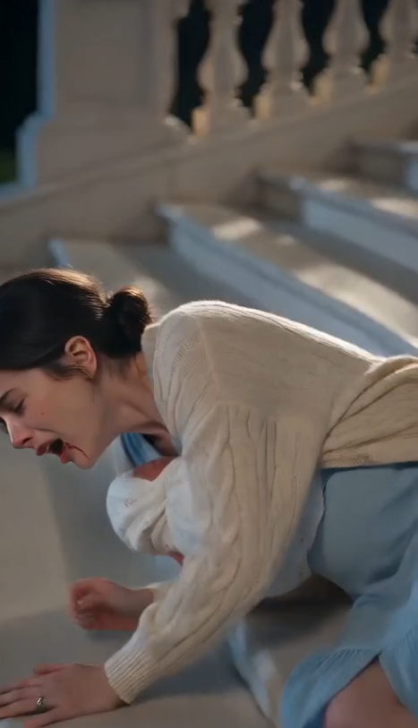 CHAPTER 1: A PAINFUL FALL ON THE MARBLE STAIRS. THE MOMENT HAD ARRIVED.
