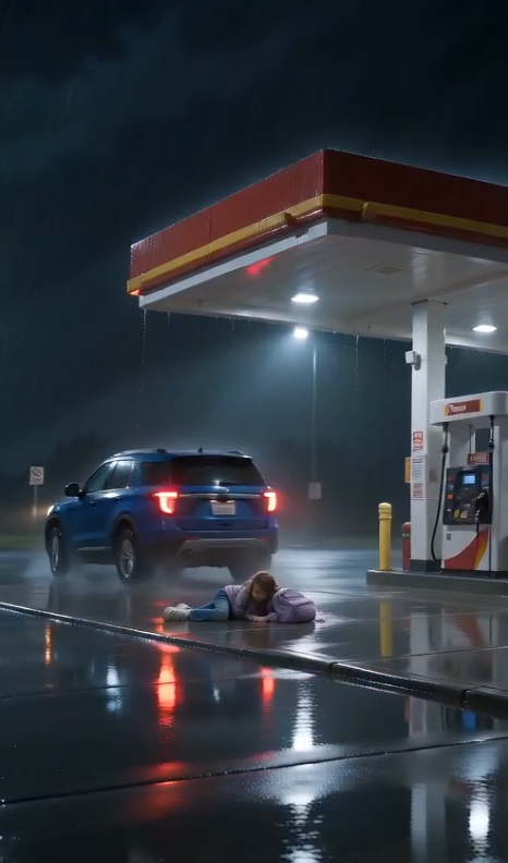 Full story; The Stepmother Left Her At A Gas Station—Then The Girl Revealed Who Was Still In The SUV