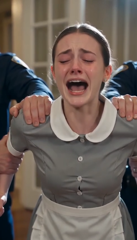 Todos creyeron que Lucía era una ladrona porque llevaba uniforme de criada… hasta que Mateo levantó la voz y dijo que había visto quién escondió realmente el collar.