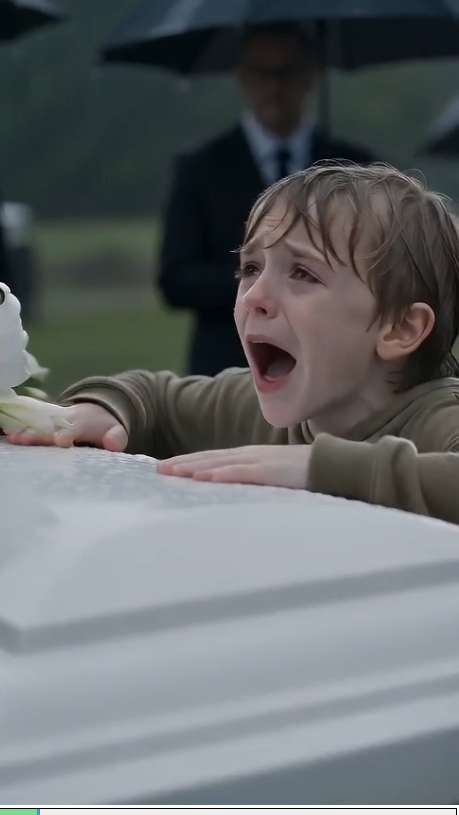 The Boy Who Stopped His Mother’s Funeral Before the Coffin Reached the Ground