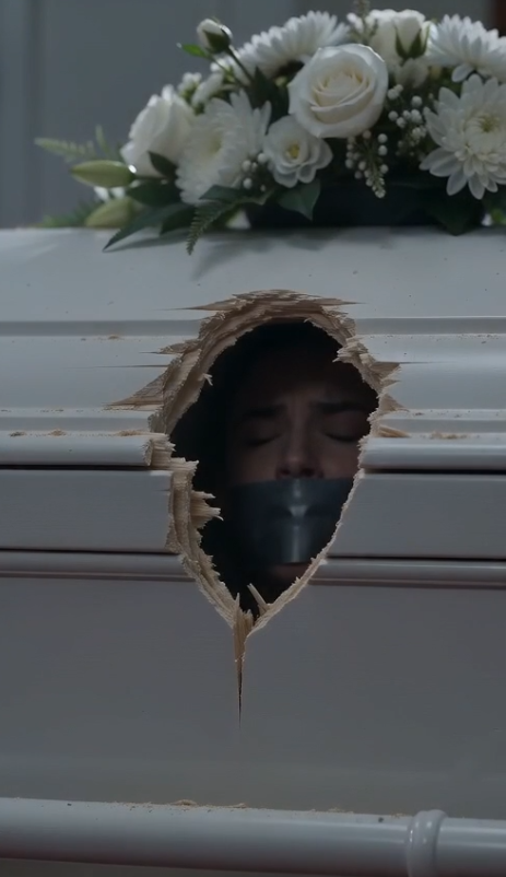 With every heavy blow of the axe, a buried secret comes crashing down, leading to a horrifying discovery inside