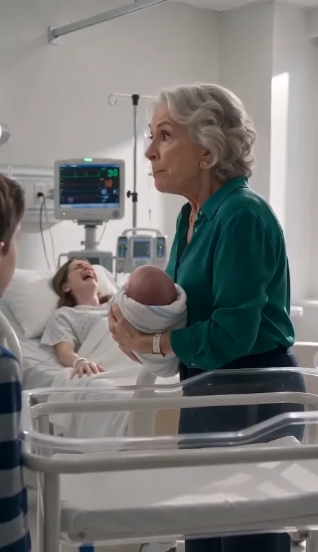 My mother-in-law abruptly lifted one of my newborn daughters from the bassinet and carried the crying baby toward my sister-in-law.