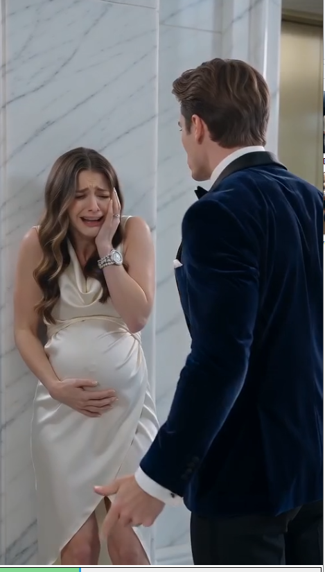 THE PREGNANT WIFE WAS FURNITURED BY HER HUSBAND… UNTIL THE BILLIONAIRE SAW HER BRACELET.