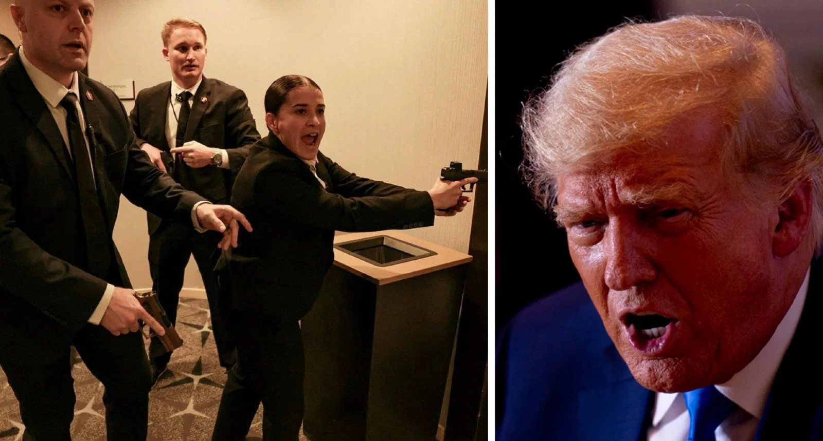 BREAKING: Shots Fired, Man Down - President Trump Rushed out By Secret Service