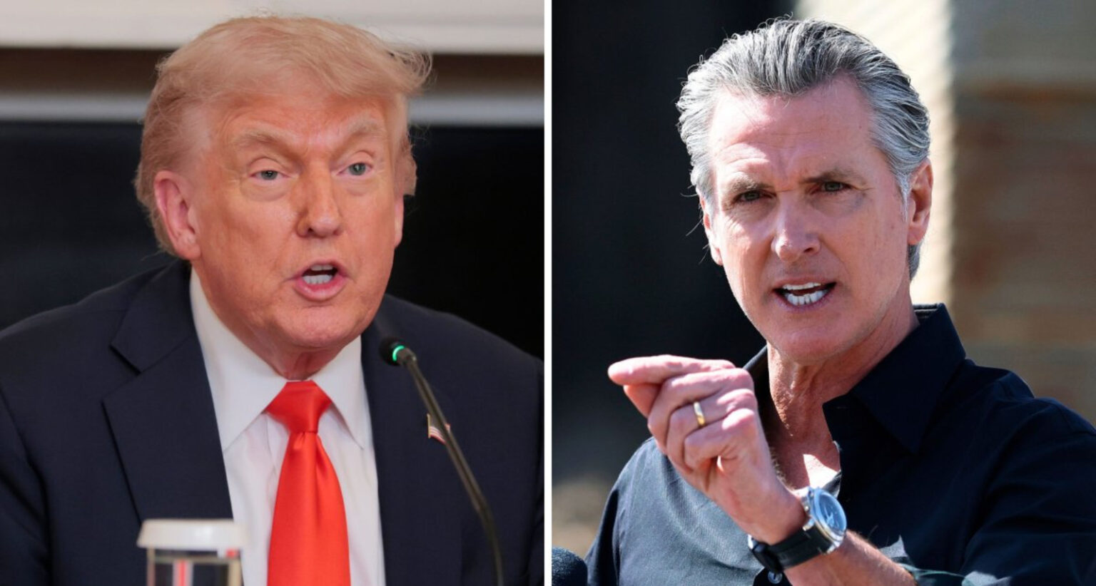 Trump Says Tom Homan Should Arrest Gov. Gavin Newsom Amid ICE Riots