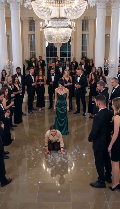 A drop of champagne triggered a brutal slap, completely unaware it would unmask a shocking human trafficking cover-up within minutes.