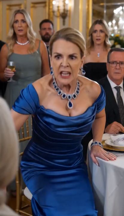 She Slapped the “Poor Country Woman” at the Wedding Table—Not Knowing the Papers in Her Hands Would Freeze the Entire Ballroom