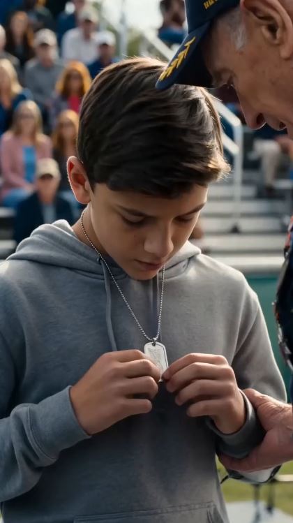 THE BOY THEY MOCKED HIT THE PERFECT SHOT—THEN A GENERAL SAW HIS PENDANT