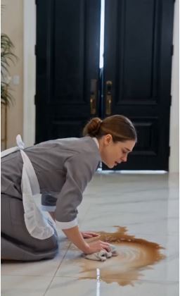 THE BILLIONAIRE FROZE WHEN HE SAW HIS “MISSING” WIFE SCRUBBING FLOORS INSIDE HIS OWN MANSION