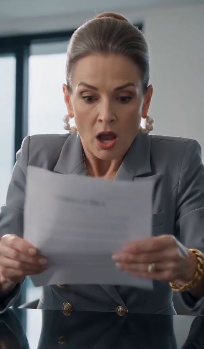 “Your husband’s debt is your debt too. Pay it,” her mother-in-law declared. Vera pulled out a single sheet of paper, and the guest’s smile vanished instantly.
